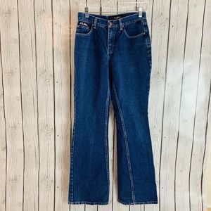 Womens FUBU Collection Straight Leg Medium Wash Denim Blue Jeans Size 5/6 26 31